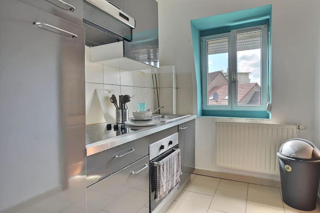 Appartement Charmant Tres Proche Centre-Ville, Parking Gratuits, Mulhouse Centre Екстер'єр фото